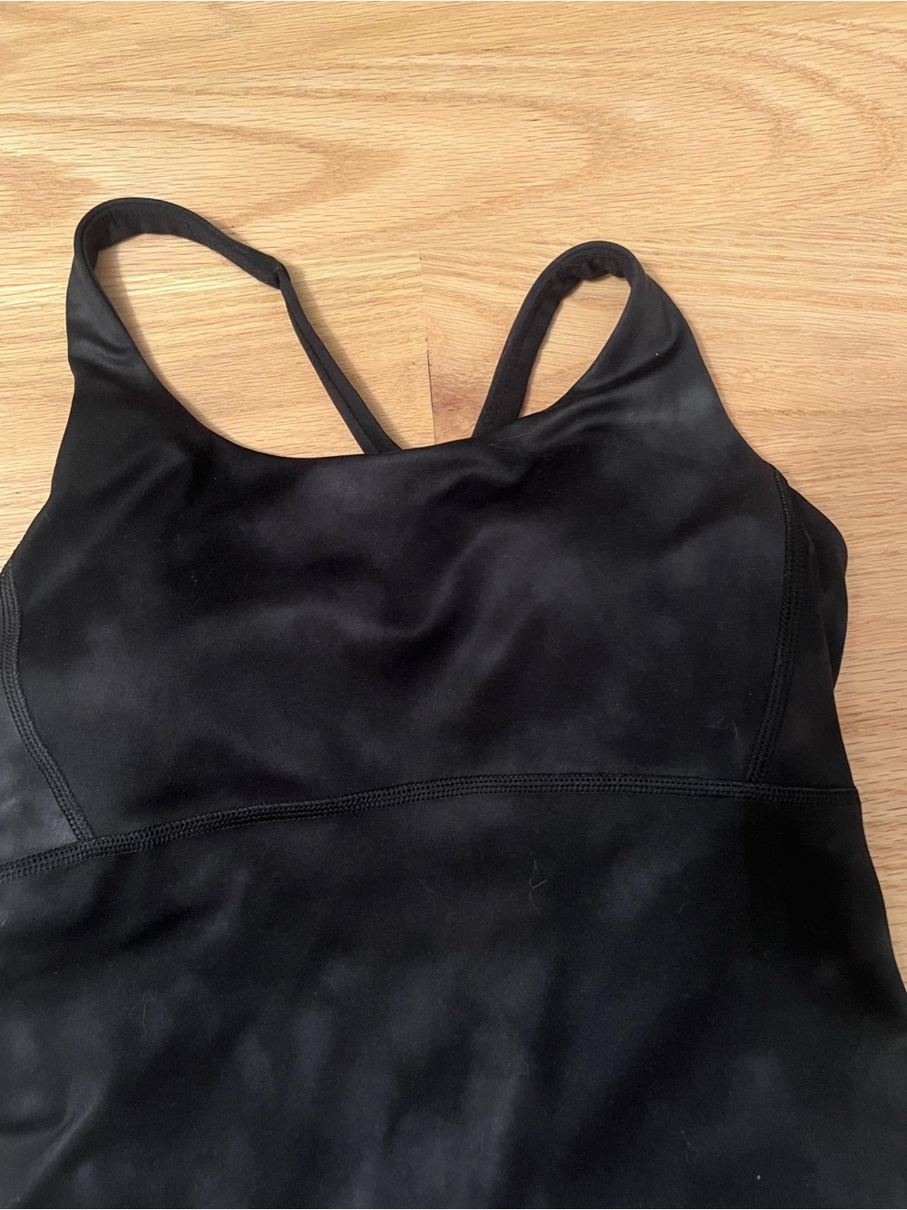 Black Women's Athletic Tank Top - Picture 2 of 4